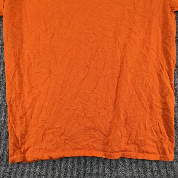 Gildan Men's Alpha Gamma Delta T-Shirt Orange Medium Short Sleeve Heavy Cotton - Picture 5 of 14